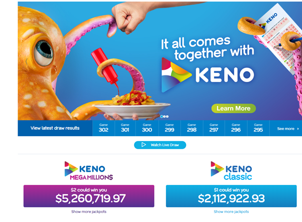 Can you buy keno tickets online in massachusetts